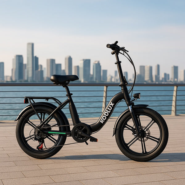 Koolux Bk6S Pro Foldable Electric Bike 750W 23.4Ah in Black
