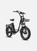 Koolux X7 Pro Foldable Electric Bike 25Ah in Black - 15.5mph
