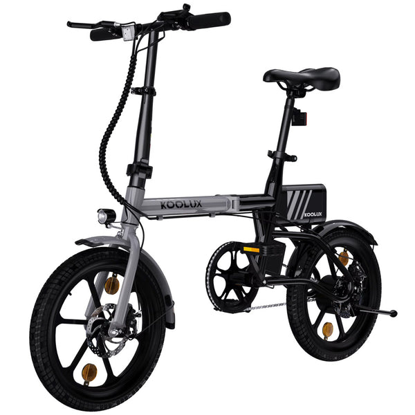 Koolux X1 Foldable Electric Bike 6.0Ah in Grey